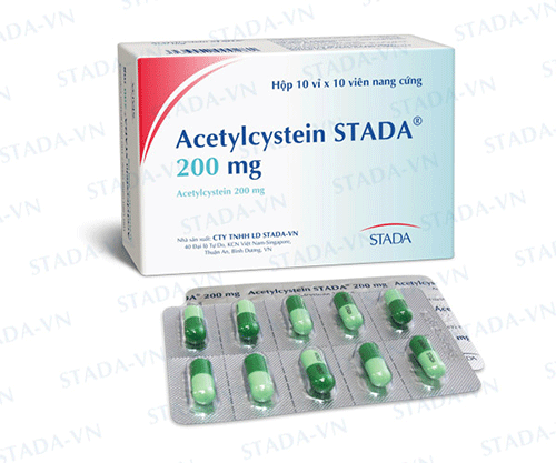 Thuốc acetylcystein 200mg