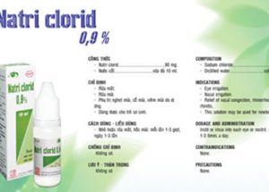 Dược học hướng dẫn sử dụng thuốc nhỏ Mắt Mũi Natri Clorid 0.9%