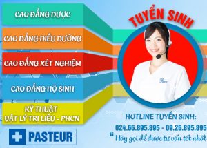 Trường Cao đẳng Y Dược Pasteur tuyển sinh năm 2018 những ngành gì?